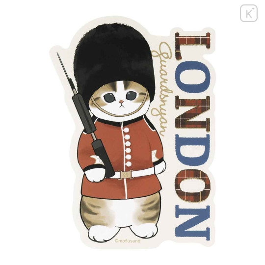 Japan Mofusand Large Vinyl Sticker - Mofumofu Journey Royal Guard Meow - 1