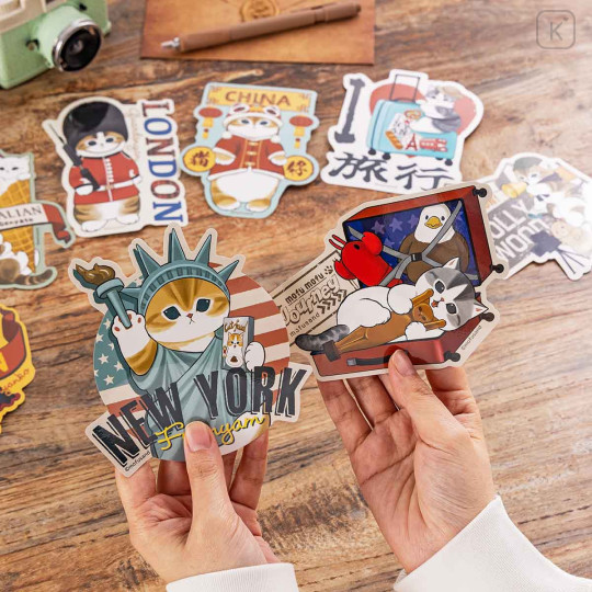 Japan Mofusand Large Vinyl Sticker - Mofumofu Journey Royal Guard Meow - 2