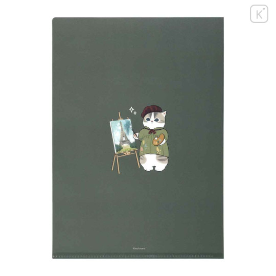Japan Mofusand A4 Clear File - Mofumofu Journey Monya Lisa - 4
