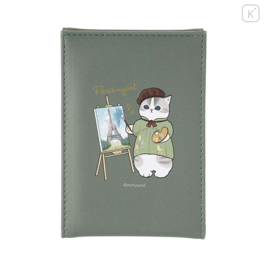 Japan Mofusand Folding Stand Mirror - Mofumofu Journey Mona Monya Lisa - 4