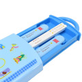 Japan Doraemon Bento Lunch Cutlery Set Spoon Fork Chopstick - Doraemon : Gadgets Blue - 2