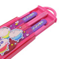 Japan Crayon Shin-chan Bento Lunch Cutlery Set Spoon Fork Chopstick - Shinnosuke Nohara : Frineds Pink Purple - 2
