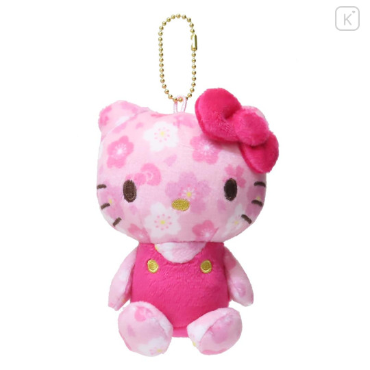 Japan Sanrio Mascot Holder - Hello Kitty : Cherry Blossom Sakura - 1