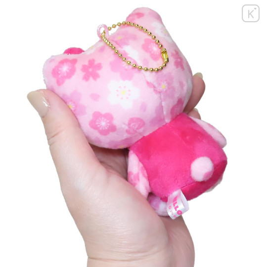 Japan Sanrio Mascot Holder - Hello Kitty : Cherry Blossom Sakura - 2