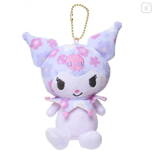 Japan Sanrio Mascot Holder - Kuromi : Cherry Blossom Sakura - 1
