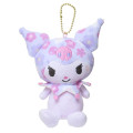 Japan Sanrio Mascot Holder - Kuromi : Cherry Blossom Sakura - 1