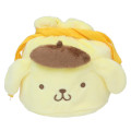 Japan Sanrio Face Drawstring Bag - Pompompurin - 1