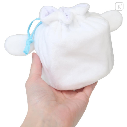 Japan Sanrio Face Drawstring Bag - Cinnamoroll - 2