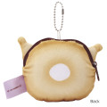 Japan Sanrio Mini Plush Pouch - Kuromi : Chocolate Donut - 2