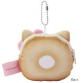 Japan Sanrio Mini Plush Pouch - Hello Kitty : Chocolate Donut - 2