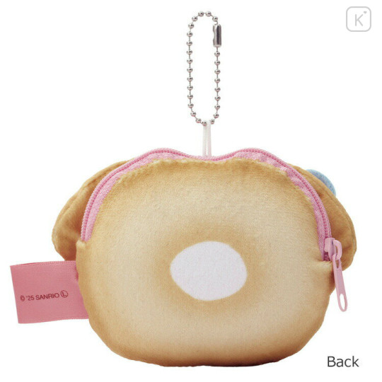 Japan Sanrio Mini Plush Pouch - My Melody : Chocolate Donut - 2
