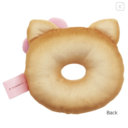 Japan Sanrio Plush Wrist Rest - Hello Kitty : Chocolate Donut - 2