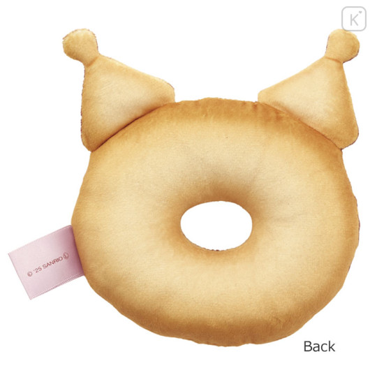 Japan Sanrio Plush Wrist Rest - Kuromi : Chocolate Donut - 2