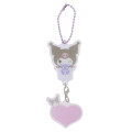 Japan Sanrio Swaying Keychain - Kuromi : Loving Friend - 1