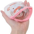 Japan Sanrio Clear Flat Mini Pouch - Hello Kitty : Dessert Cupcake - 3