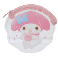Japan Sanrio Clear Flat Mini Pouch - My Melody : Dessert Chocolate - 1