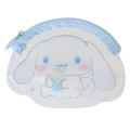 Japan Sanrio Clear Flat Mini Pouch - Cinnamoroll : Dessert Soda - 1