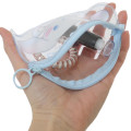 Japan Sanrio Clear Flat Mini Pouch - Cinnamoroll : Dessert Soda - 3