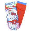 Japan Sanrio Socks - Hello Kitty : Happy Comic Red - 1