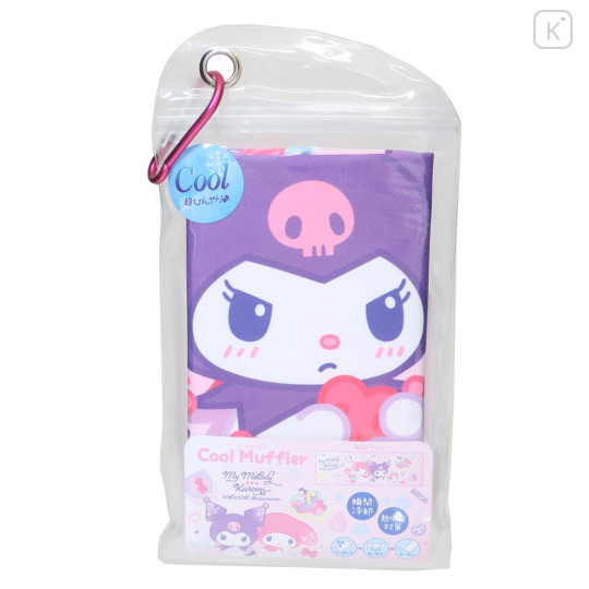 Japan Sanrio Cool Towel - Kuromi & My Melody : My Melody 50th & Kuromi 20th Anniversary Celebration - 3
