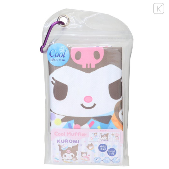 Japan Sanrio Cool Towel - Kuromi & My Melody : Happy Special Day - 3