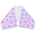 Japan Sanrio Cool Towel - Kuromi : Baku Purple All Over Pattern - 1