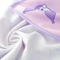 Japan Sanrio Cool Towel - Kuromi : Baku Purple All Over Pattern - 3