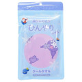 Japan Sanrio Cool Towel - Kuromi : Baku Purple All Over Pattern - 4