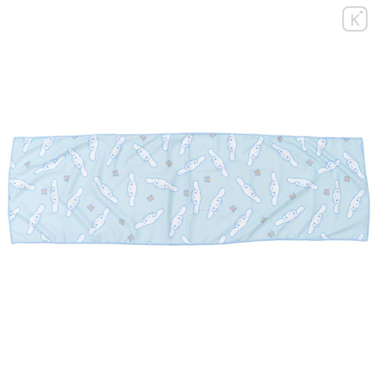 Japan Sanrio Cool Towel - Cinnamoroll : Blue All Over Pattern - 2