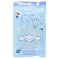 Japan Sanrio Cool Towel - Cinnamoroll : Blue All Over Pattern - 4