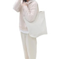 Japan Sanrio Tote Bag - Hello Kitty & Tiny Chum : Block Drawing - 5