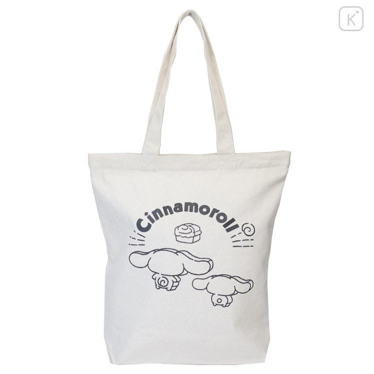 Japan Sanrio Tote Bag - Cinnamoroll : Block Drawing - 1