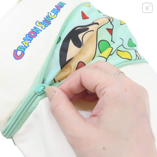 Japan Crayon Shin-chan Mini 2-way Tote Bag - Shinnosuke Nohara : Pajama - 3