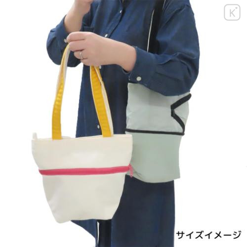 Japan Crayon Shin-chan Mini 2-way Tote Bag - Shinnosuke Nohara : Pajama - 5
