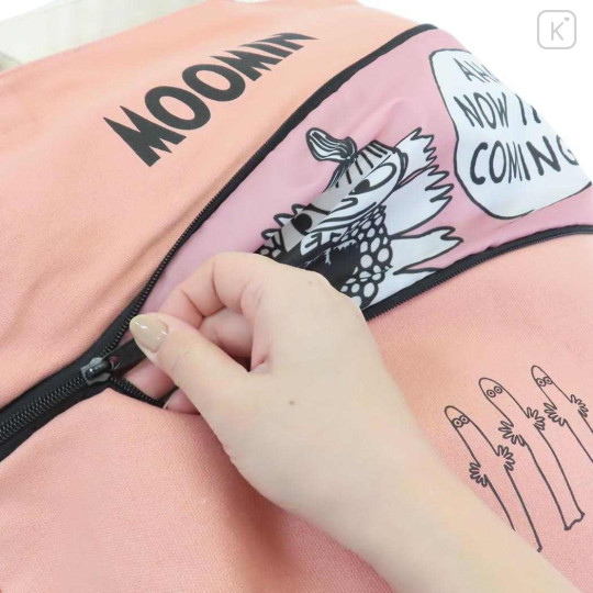 Japan Moomin 2-way Tote Bag (L) - Little My : Pink - 3