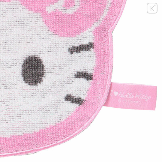 Japan Sanrio Original Petit Towel - Hello Kitty : I Love Hello Kitty Pink - 2