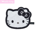 Japan Sanrio Original Petit Towel - Hello Kitty : I Love Hello Kitty Black - 1