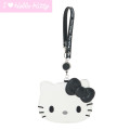 Japan Sanrio Original Pass Case - Hello Kitty : I Love Hello Kitty Black - 1