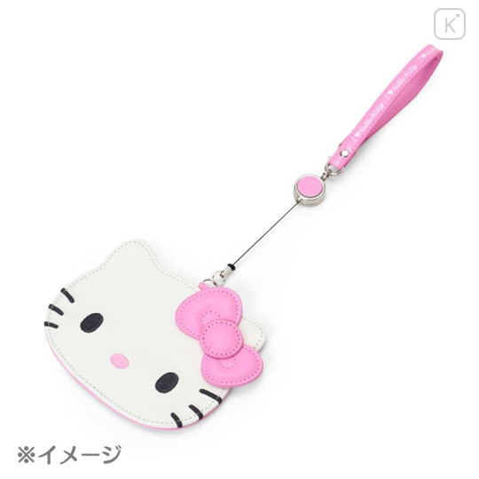 Japan Sanrio Original Pass Case - Hello Kitty : I Love Hello Kitty Black - 4