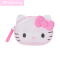 Japan Sanrio Original Clear Pouch - Hello Kitty : I Love Hello Kitty Pink - 1
