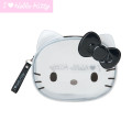 Japan Sanrio Original Clear Pouch - Hello Kitty : I Love Hello Kitty Black - 1