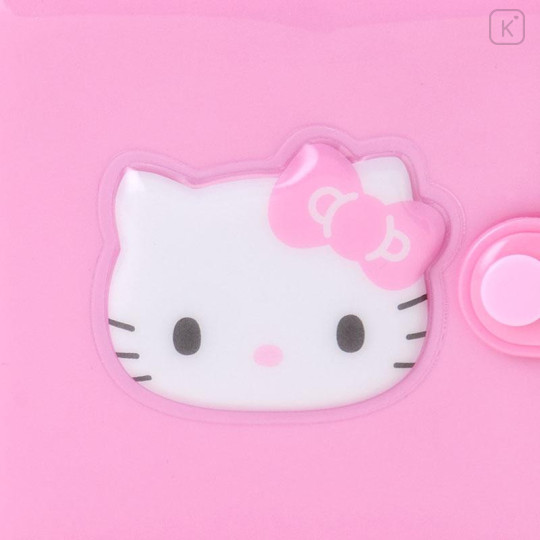 Japan Sanrio Original Vinyl Wallet - Hello Kitty : I Love Hello Kitty Pink - 4