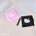 Japan Sanrio Original Vinyl Wallet - Hello Kitty : I Love Hello Kitty Black - 5