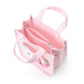Japan Sanrio Original 2way Mini Tote Bag - Hello Kitty : I Love Hello Kitty Pink - 4