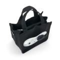 Japan Sanrio Original 2way Mini Tote Bag - Hello Kitty : I Love Hello Kitty Black - 5