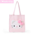 Japan Sanrio Original Tote Bag - Hello Kitty : I Love Hello Kitty Pink - 1
