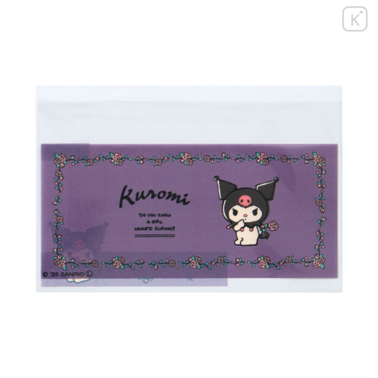 Japan Sanrio Clear Pass Case Card Sleeve Set - Kuromi : 2025 - 3