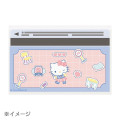 Japan Sanrio Clear Pass Case Card Sleeve Set - Hello Kitty : Face - 5