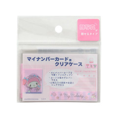 Japan Sanrio Clear Pass Case Card Sleeve Set - My Melody : Face