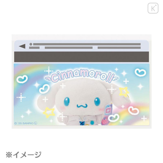 Japan Sanrio Clear Pass Case Card Sleeve Set - Cinnamoroll : Face - 5